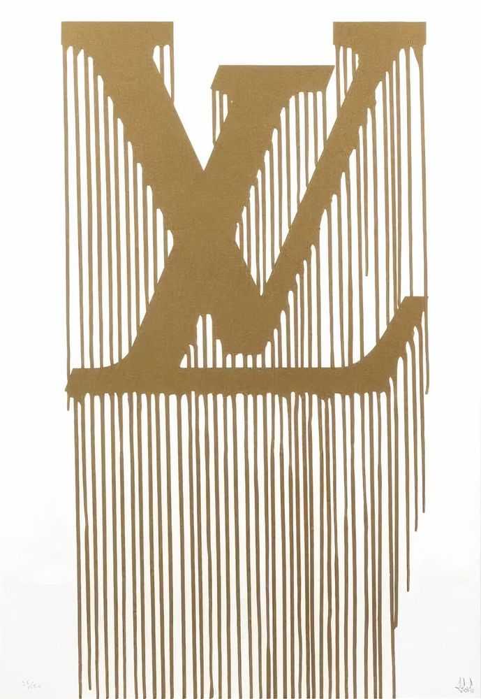 Zevs, ‘Liquidated Louis Vuitton’, 27-04-2011, Print, Screenprinted on to 300gsm Fabriano 5 paper, Lazarides Editions, Numbered