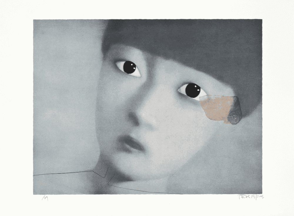 Zhang Xiaogang, ‘Sister’, 2003, Print, Lithograph, null, Numbered, Dated