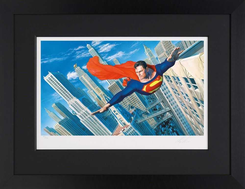 Alex Ross, ‘Look! Up in the Sky! (Small)’, 2014, Print, Giclee on paper, Castle Fine Art, Numbered, Framed