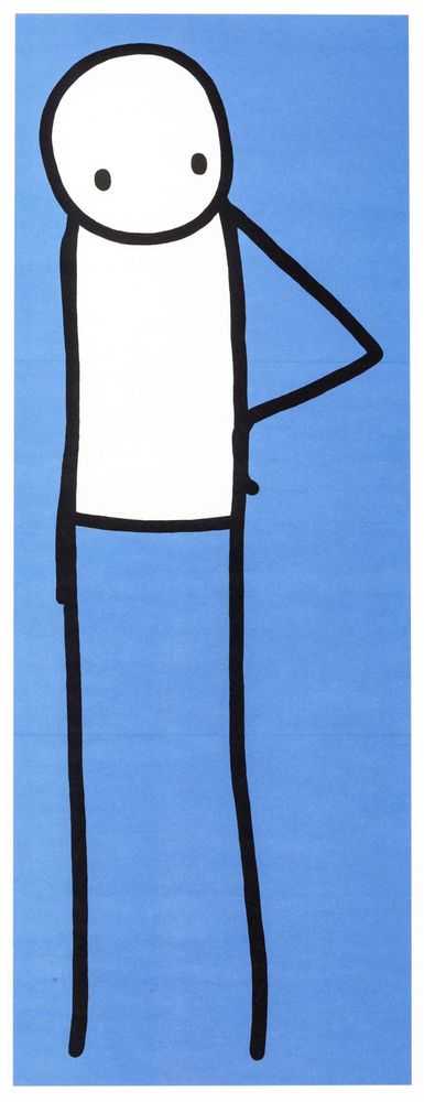 Stik, ‘Hip (Blue)’, 01-09-2013, Print, Offset poster, Blue Noise,