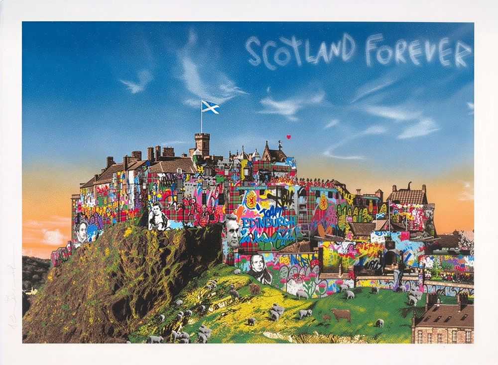 Mr. Brainwash, ‘Scotland Forever’, 2025, Print, Silkscreen Paper Edition, null, 