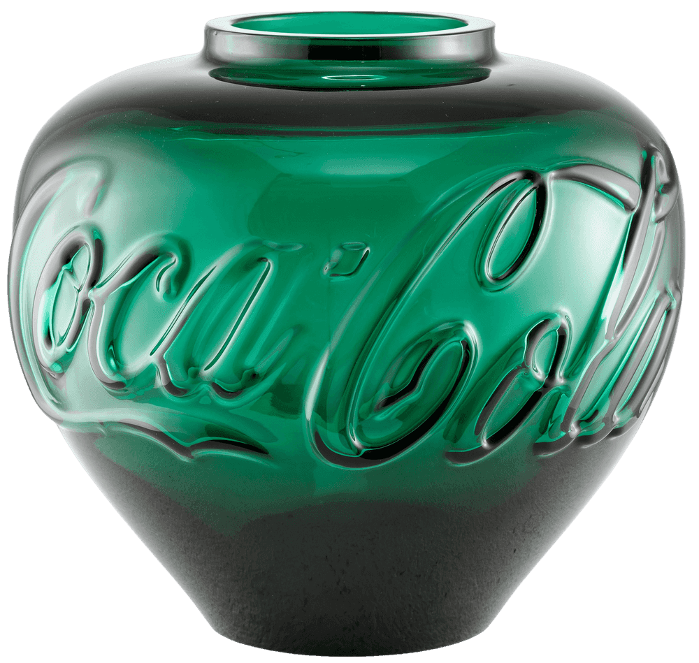Ai Weiwei, ‘Coca-Cola Vase (Green)’, 2024, Sculpture, Murano Glass, Weng Contemporary, Numbered