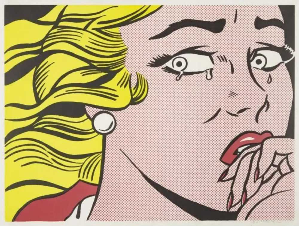 Roy Lichtenstein, ‘Crying Girl I’, 1963, Print, Color offset lithograph on lightweight, off-white wove paper, null, Dated