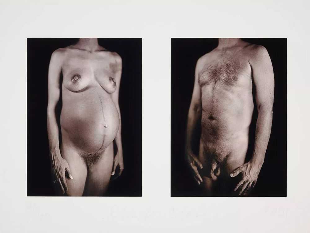 Chuck Close, ‘Untitled (Doctors of the world)’, 2001, Print, Two digital pigment prints from daguerreotypes on a single sheet of wove paper, null, Numbered, Dated