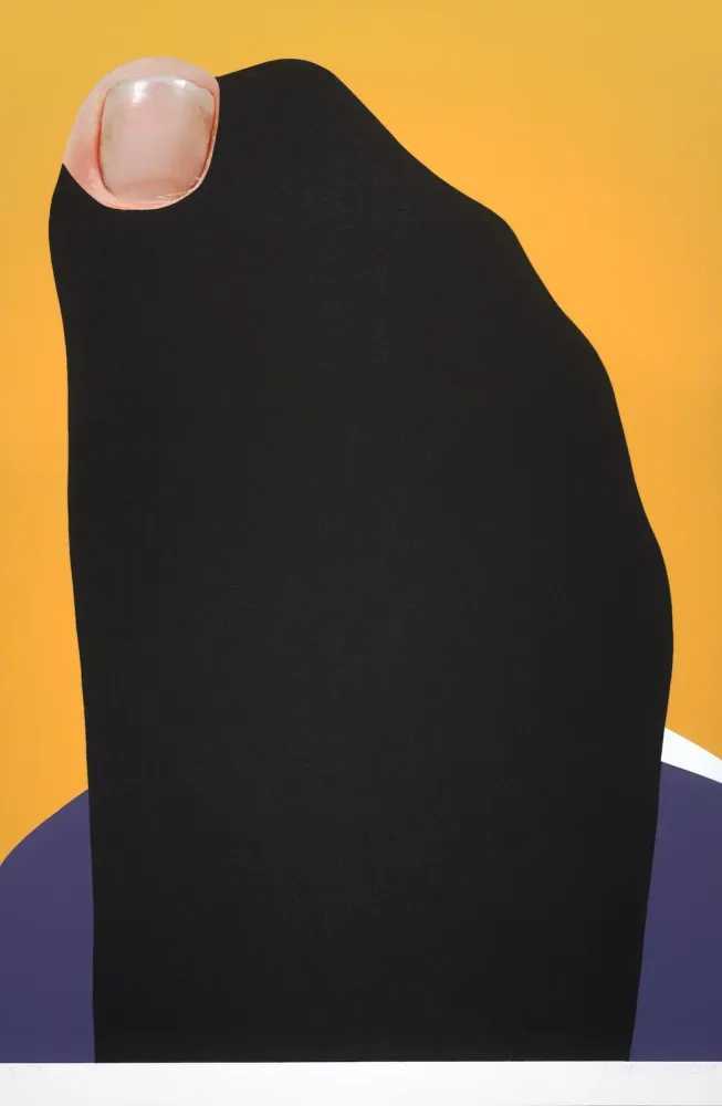 John Baldessari, ‘Fran’, 2010, Print, 9-color screenprint with fabric and paper collage, Gemini G.E.L., Numbered, Dated