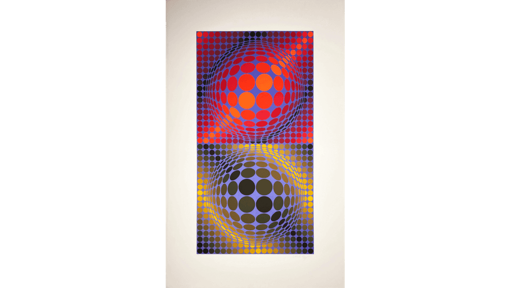 Victor Vasarely, ‘Album Meta - Seven Plates 4’, 1976, Print, Screenprint in colours, on wove paper, null, 