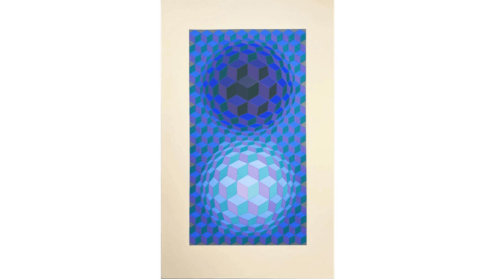 Victor Vasarely, ‘Album Meta - Seven Plates 5’, 1976, Print, Screenprint in colours, on wove paper, null, 