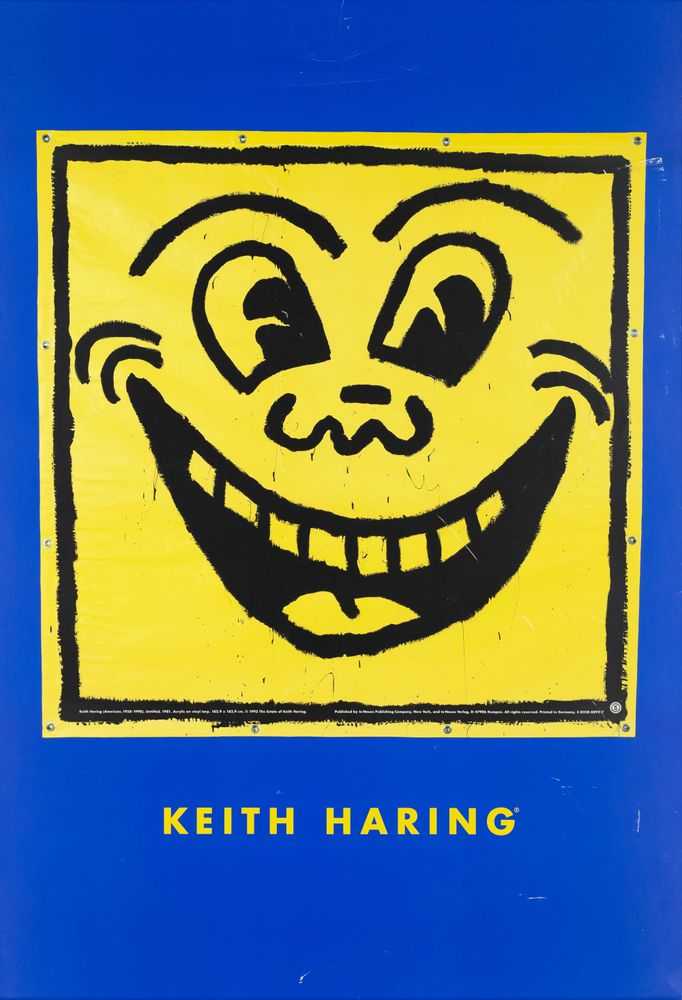 Keith Haring, ‘Untitled (Smiley Face)’, 1981, Print, Offset lithograph in colours on wove paper, Neues Publishing, 