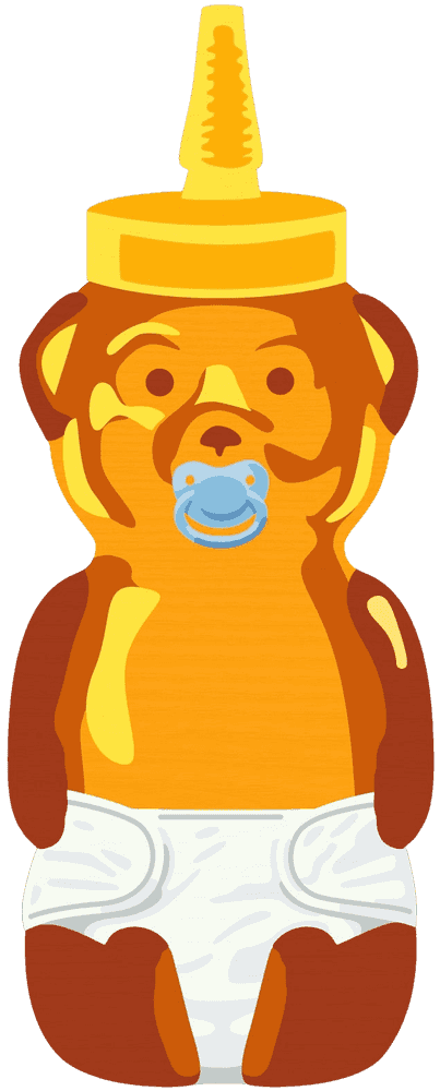 fnnch, ‘Baby Bear’, 2023, Sculpture, Spray paint on cut maple plywood, null, Numbered