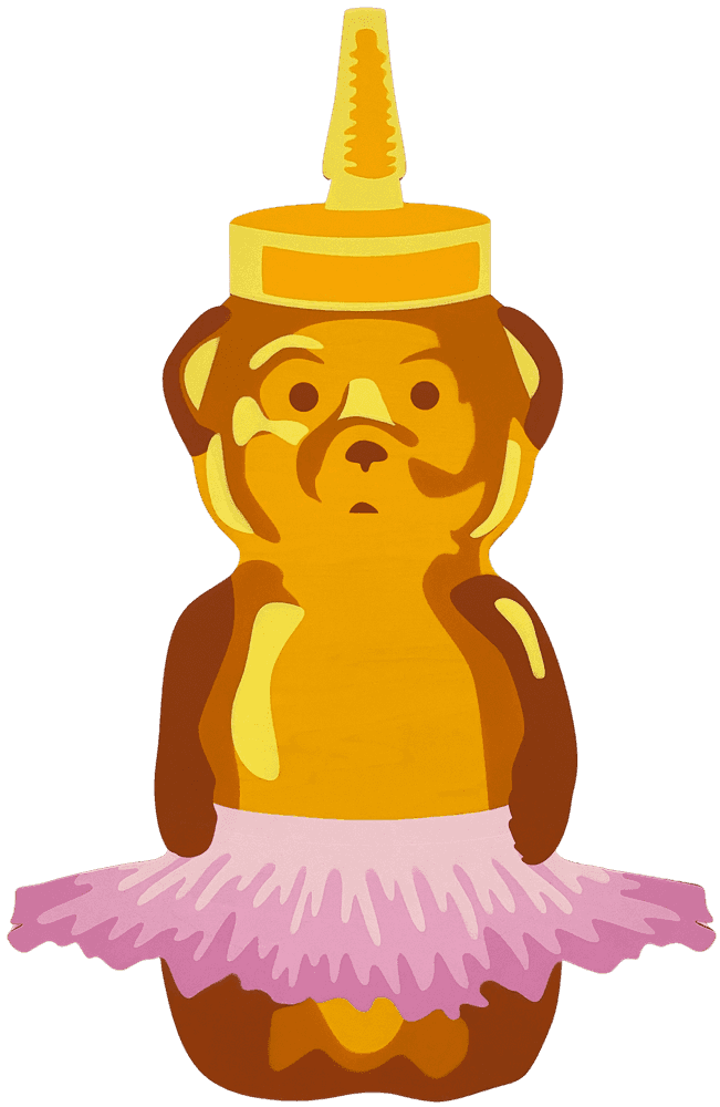 fnnch, ‘Ballet Bear’, 2021, Sculpture, Spray paint on cut maple plywood, null, Numbered