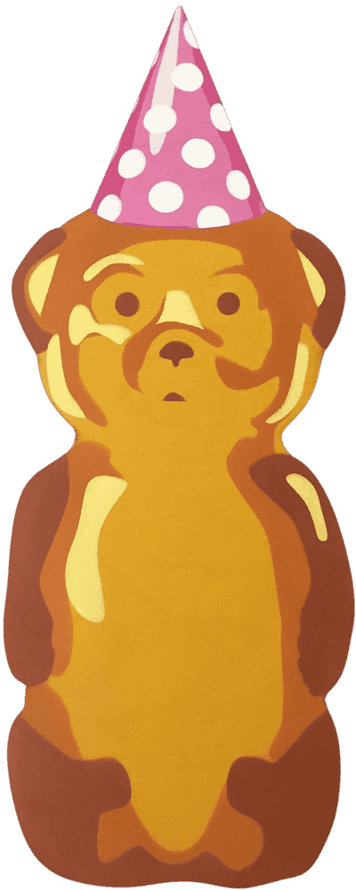 fnnch, ‘Birthday Bear’, 2020, Sculpture, Spray paint on cut maple plywood, null, Numbered