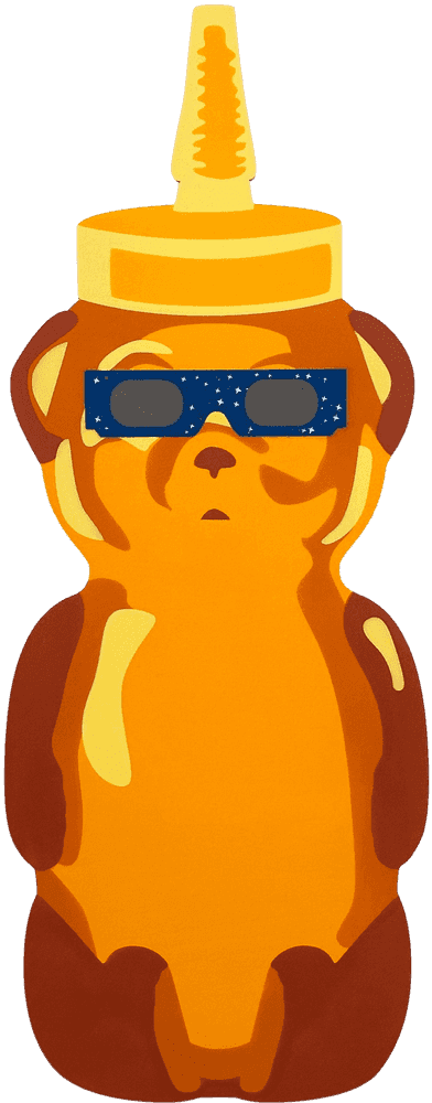 fnnch, ‘Eclipse Bear’, 2024, Sculpture, Spray paint on cut maple plywood, null, Numbered