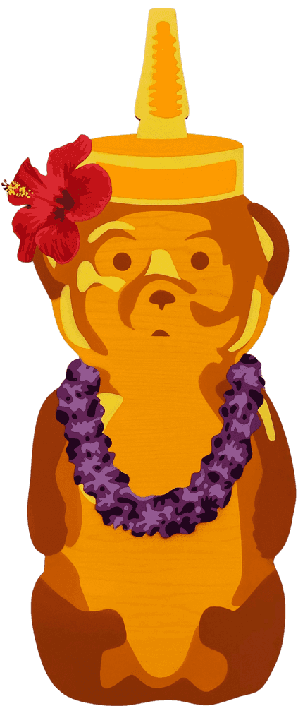 fnnch, ‘Hawaii Bear’, 2019, Sculpture, Spray paint on cut maple plywood, null, Numbered
