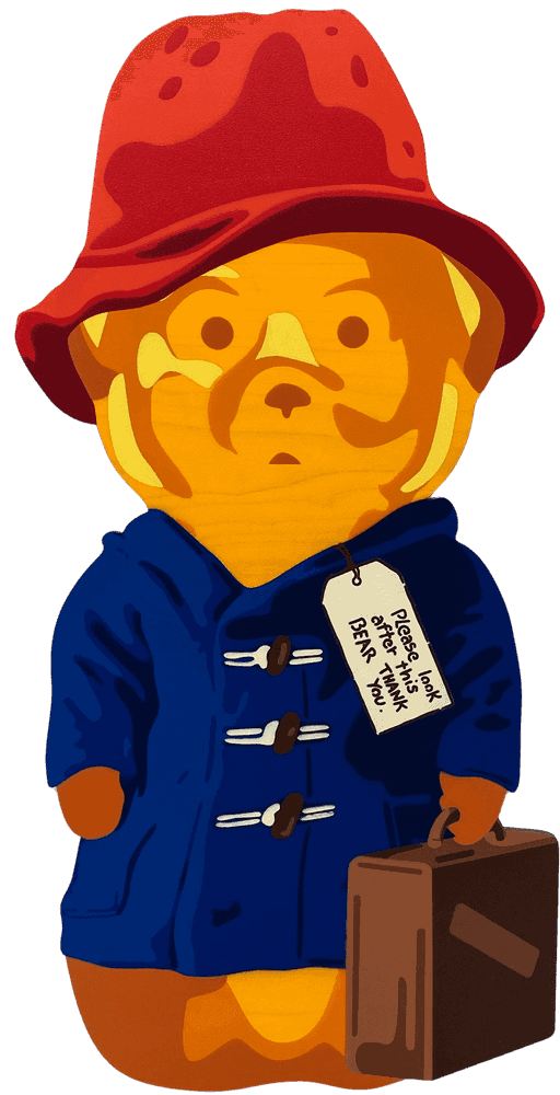 fnnch, ‘London Bear’, 2019, Sculpture, Spray paint on cut maple plywood, null, Numbered