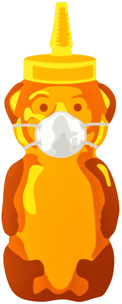 fnnch, ‘Mask Bear’, 2021, Sculpture, Spray paint on cut maple plywood, null, Numbered