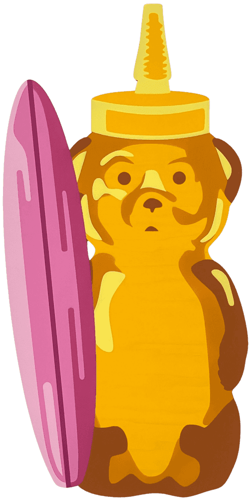 fnnch, ‘Pink Surfboard Bear’, 2020, Sculpture, Spray paint on cut maple plywood, null, Numbered