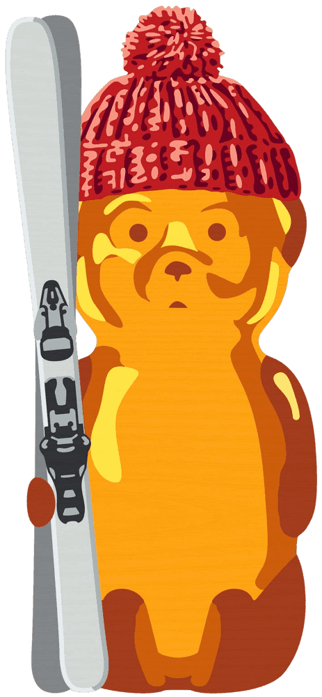 fnnch, ‘Skier Bear’, 2023, Sculpture, Spray paint on cut maple plywood, null, Numbered