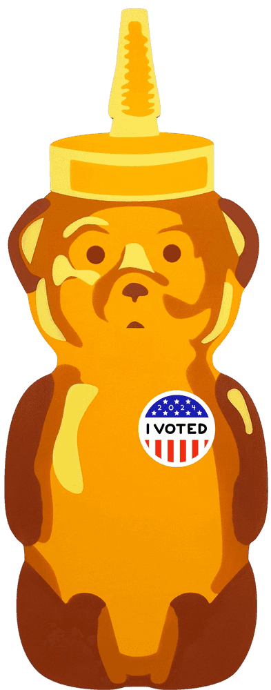 fnnch, ‘Voted Bear’, 2024, Sculpture, Spray paint on cut maple plywood, null, Numbered