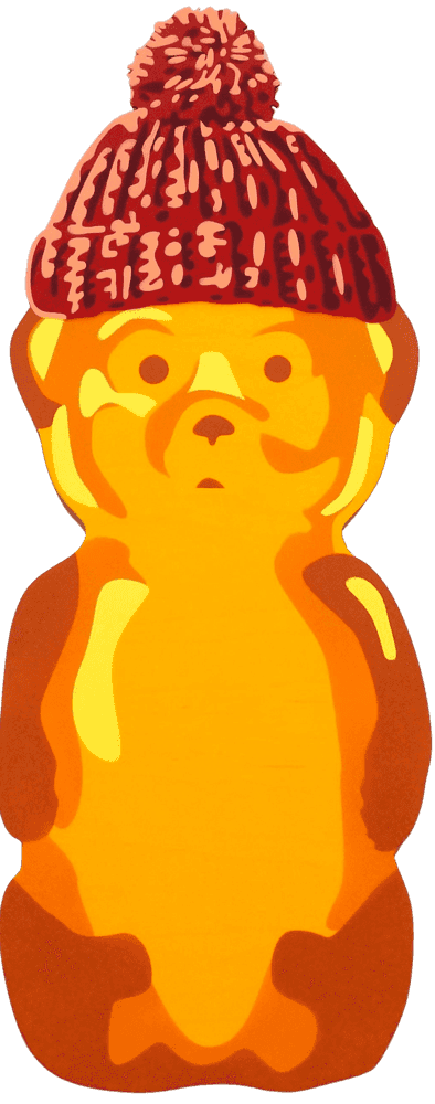 fnnch, ‘Winter Bear’, 2019, Sculpture, Spray paint on cut maple plywood, null, Numbered