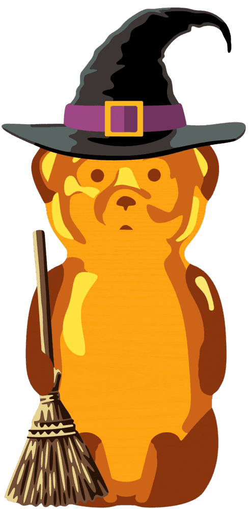 fnnch, ‘Witch Bear’, 2024, Sculpture, Spray paint on cut maple plywood, null, Numbered