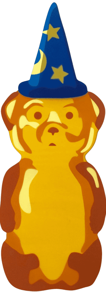 fnnch, ‘Wizard Bear’, 2019, Sculpture, Spray paint on cut maple plywood, null, Numbered