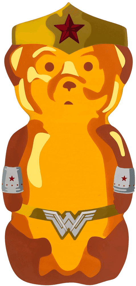 fnnch, ‘Wonder Bear’, 2019, Sculpture, Spray paint on cut maple plywood, null, Numbered