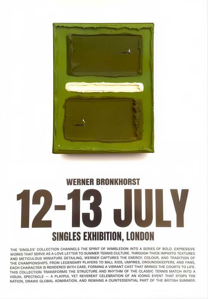 Werner Bronkhorst, ‘Singles Exhibition Poster (Ace)’, 2025, Print, Offset lithograph, null, 