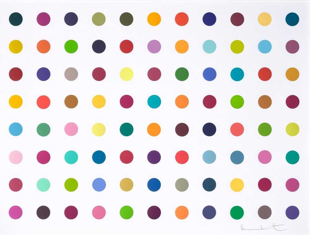 Damien Hirst, ‘M-Fluorobenzoyl Chloride’, 2018, Print, Woodcut print on paper, Paragon Press, Framed