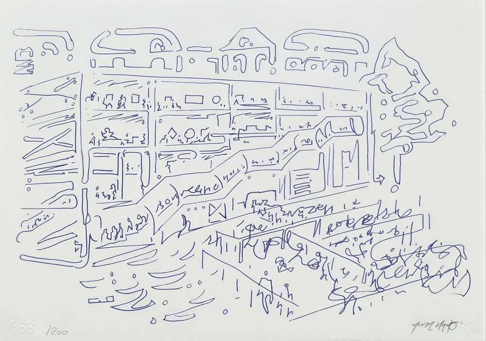 Yoon Hyup (YNHP), ‘Tube Improvisation’, 2026, Print, BFK Rives 250 g paper, null, Numbered