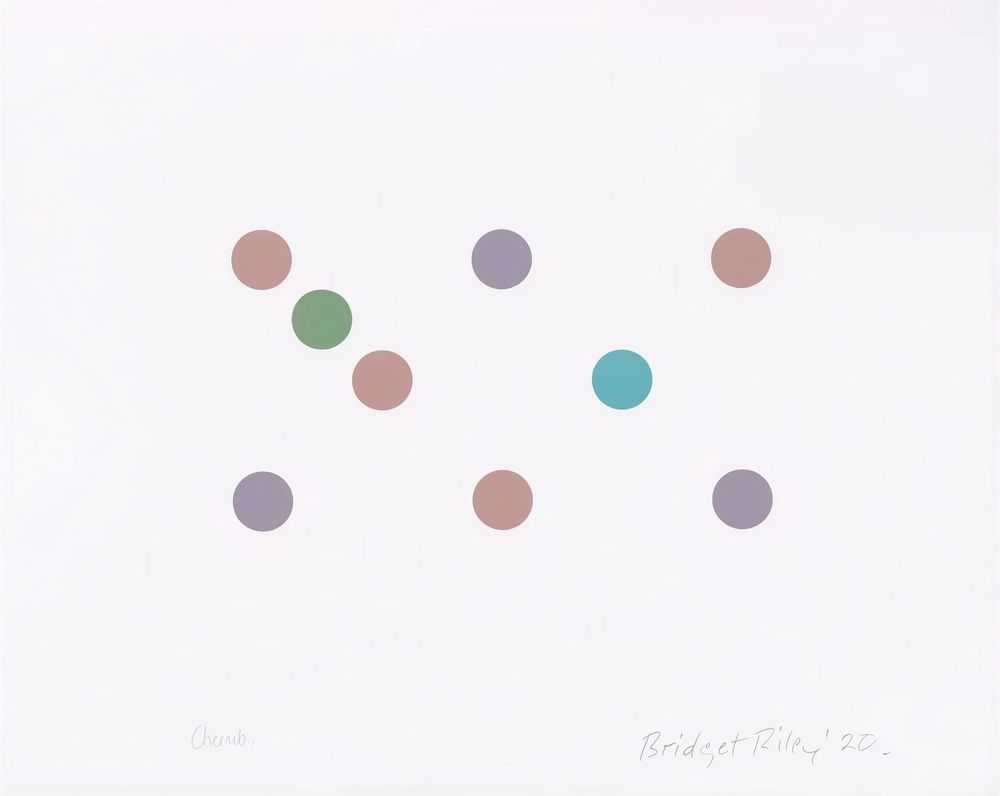 Bridget Riley, ‘Cherub’, 2026, Print, Screenprint on paper, Turner Contemporar, Numbered