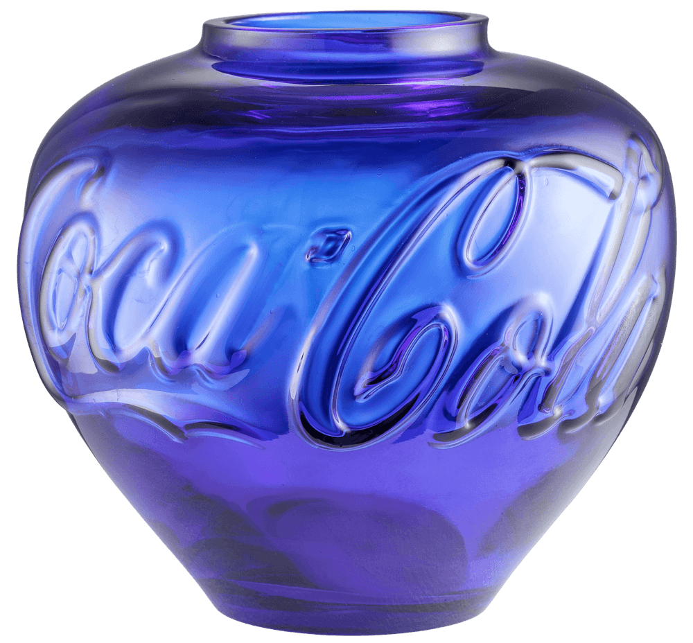 Ai Weiwei, ‘Coca-Cola Vase (Blue)’, 2024, Sculpture, Murano Glass, Weng Contemporary, Numbered