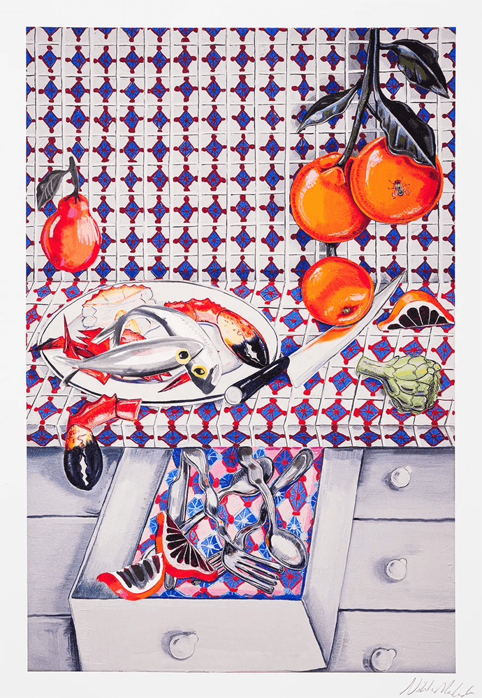 Nikki Maloof, ‘Crab and Oranges’, 2022, Print, Archival Pigment Print, ART FOR CHANGE, Numbered, Framed