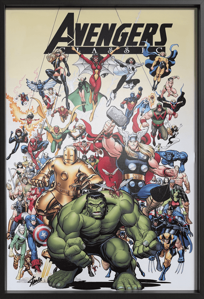 Stan Lee (Marvel), ‘Avengers Classic Vol 1 #1’, 2018, Print, Boxed Canvas, Washington Green Fine Art, 