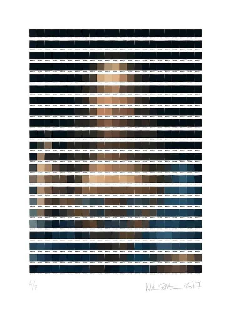 Nick Smith, ‘Salvator Mundi’, 28-11-2017, Print, Archival pigment on 310gsm Somerset Satin paper with screenprinted gloss varnish over each colour block, Self-released, Numbered, Dated