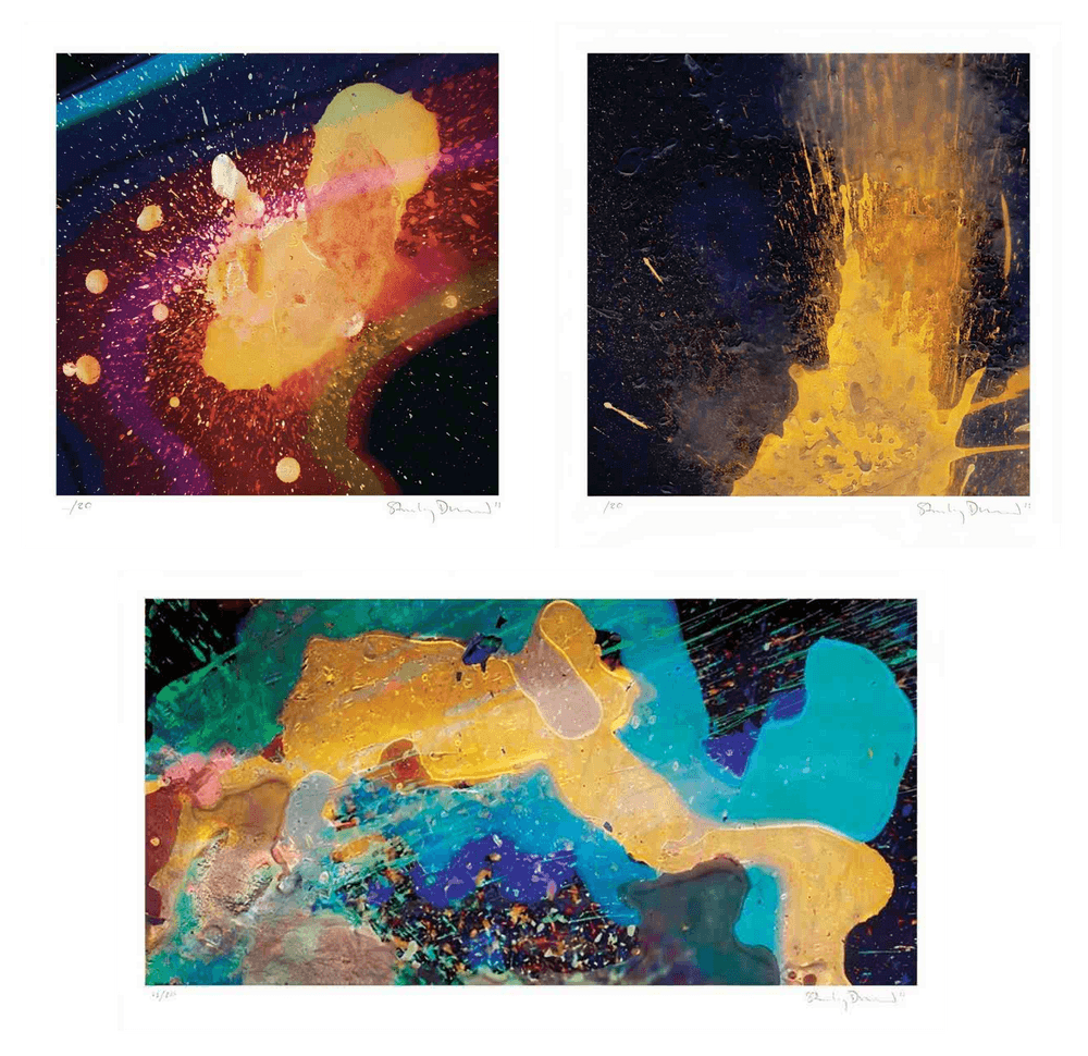 Stanley Donwood, ‘In Rainbows Set of 3 (Effinggy, Indigo Storm, Probe Scan)’, 2013, Print, Set of 3 archival prints on Somerset Enhanced Satin 330gsm paper, Lazinc, Numbered, Dated