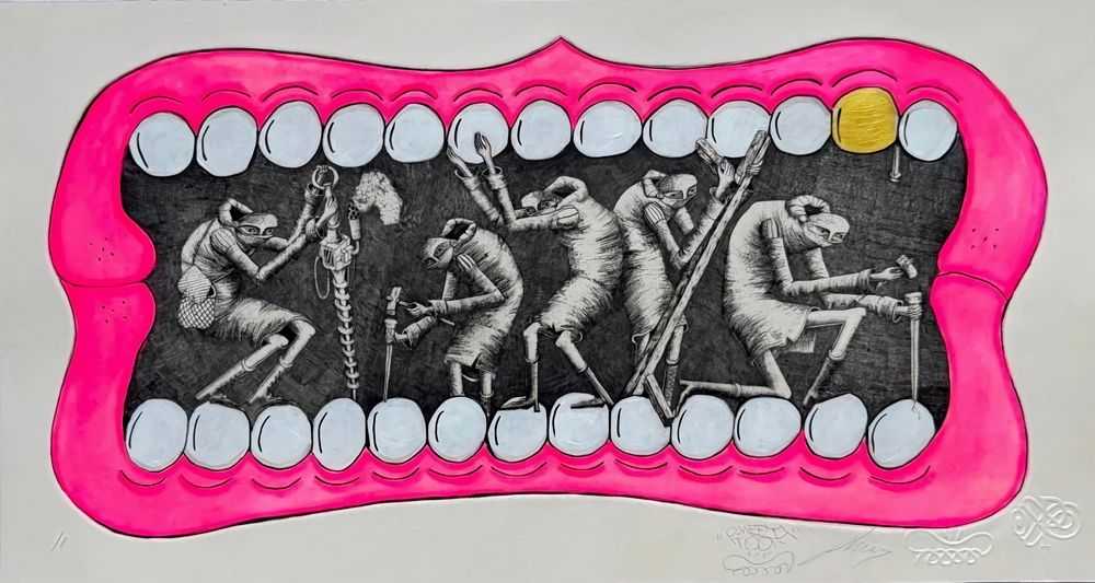 Sweet Toof, ‘Toof Harvest’, 2025, Print, Copperplate etching/engraving on Fabriano 250gsm cream paper, null, Numbered