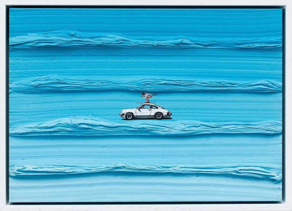 Werner Bronkhorst, ‘Air Cooled’, 2023, Print, Print on canvas stretched and framed in a stained Tasmanian Oak frame, Self Released, Numbered, Framed