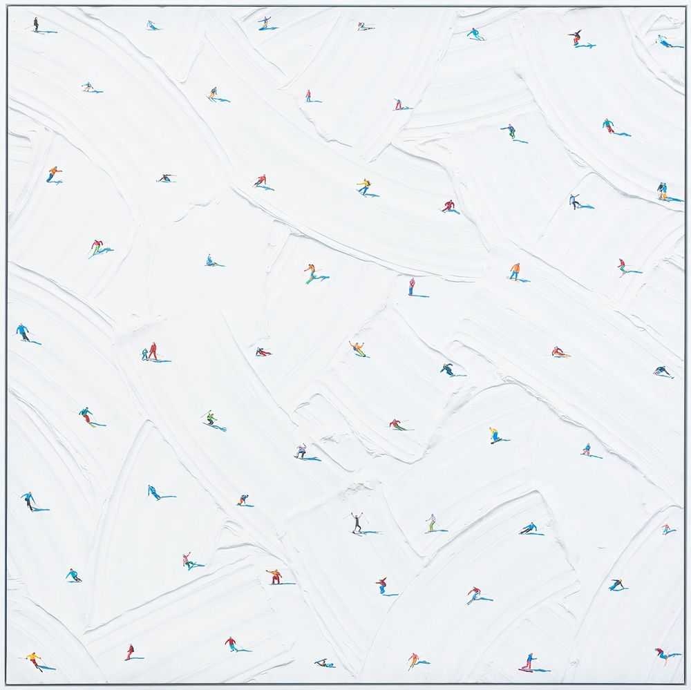 Werner Bronkhorst, ‘Snowflakes ’, 2023, Print, Fine Art Print Framed in a white FSC-certified stained Raw Tasmanian Oak frame, Self Released, Numbered, Framed