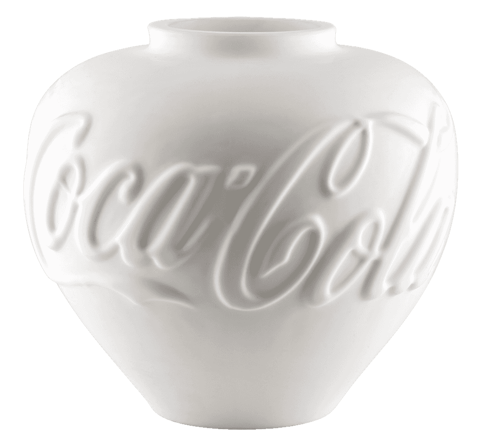 Ai Weiwei, ‘Coca-Cola Vase (White)’, 2024, Sculpture, Murano Glass, Weng Contemporary, Numbered