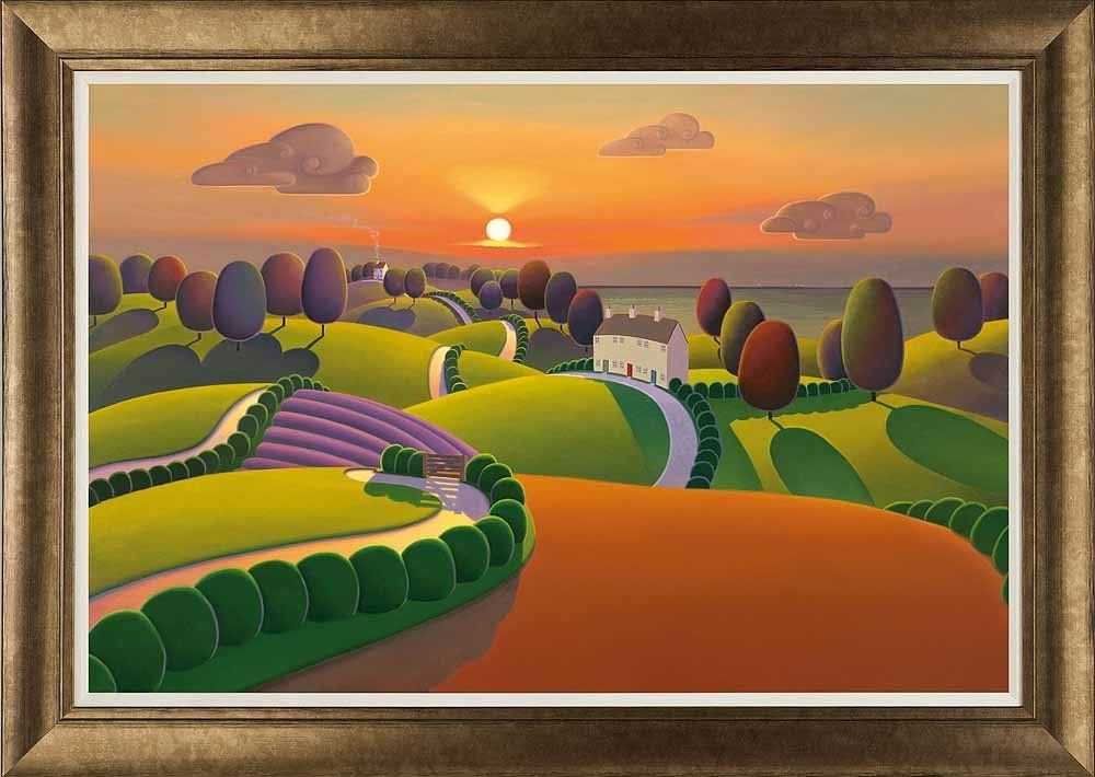 Paul Corfield, ‘Evening's Golden Veil’, 2013, Print, Fine Art Print, Castle Fine Art, Framed