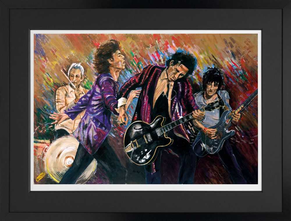 Ronnie Wood, ‘The Stones on Stage - Got Me Rockin'’, 2011, Print, Fine art print, null, Numbered, Framed