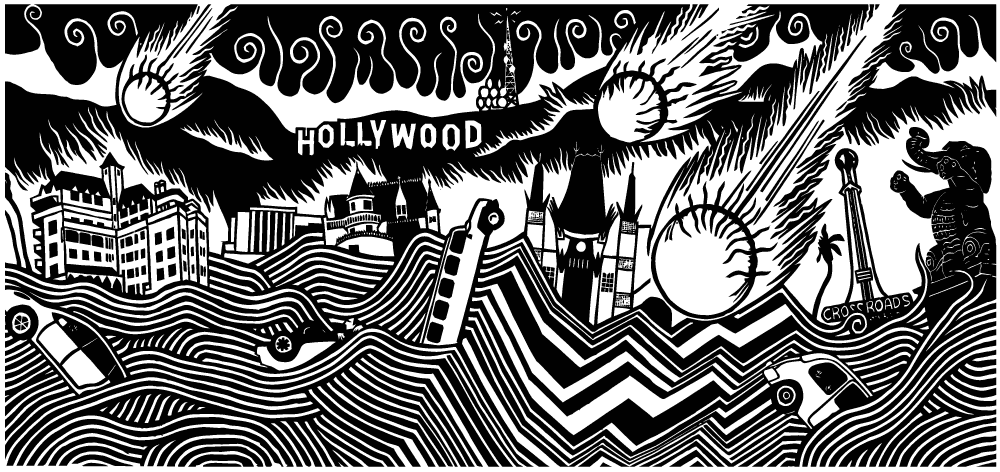 Stanley Donwood, ‘Hollywood Doom’, 2012, Print, Screen print, null, Numbered