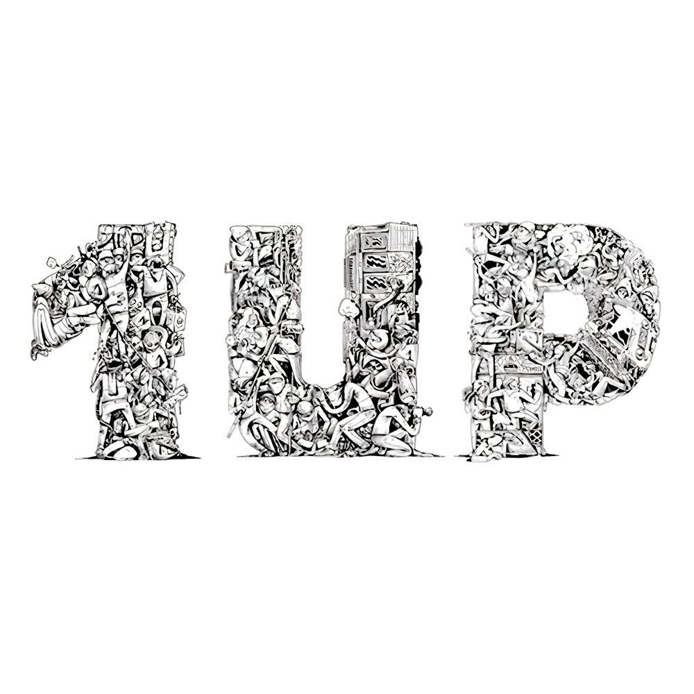 Artwork - 1UP Letters