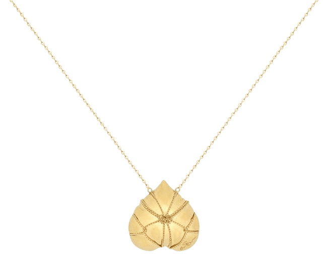 Artwork - Gold Shibari Heart Necklace