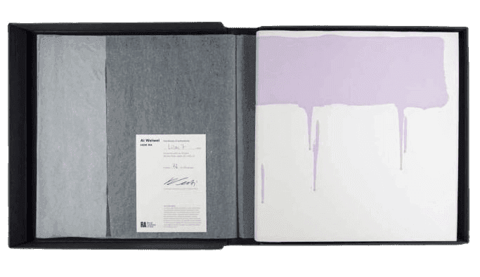 Lilac Ai Weiwei Hand Painted Hardback