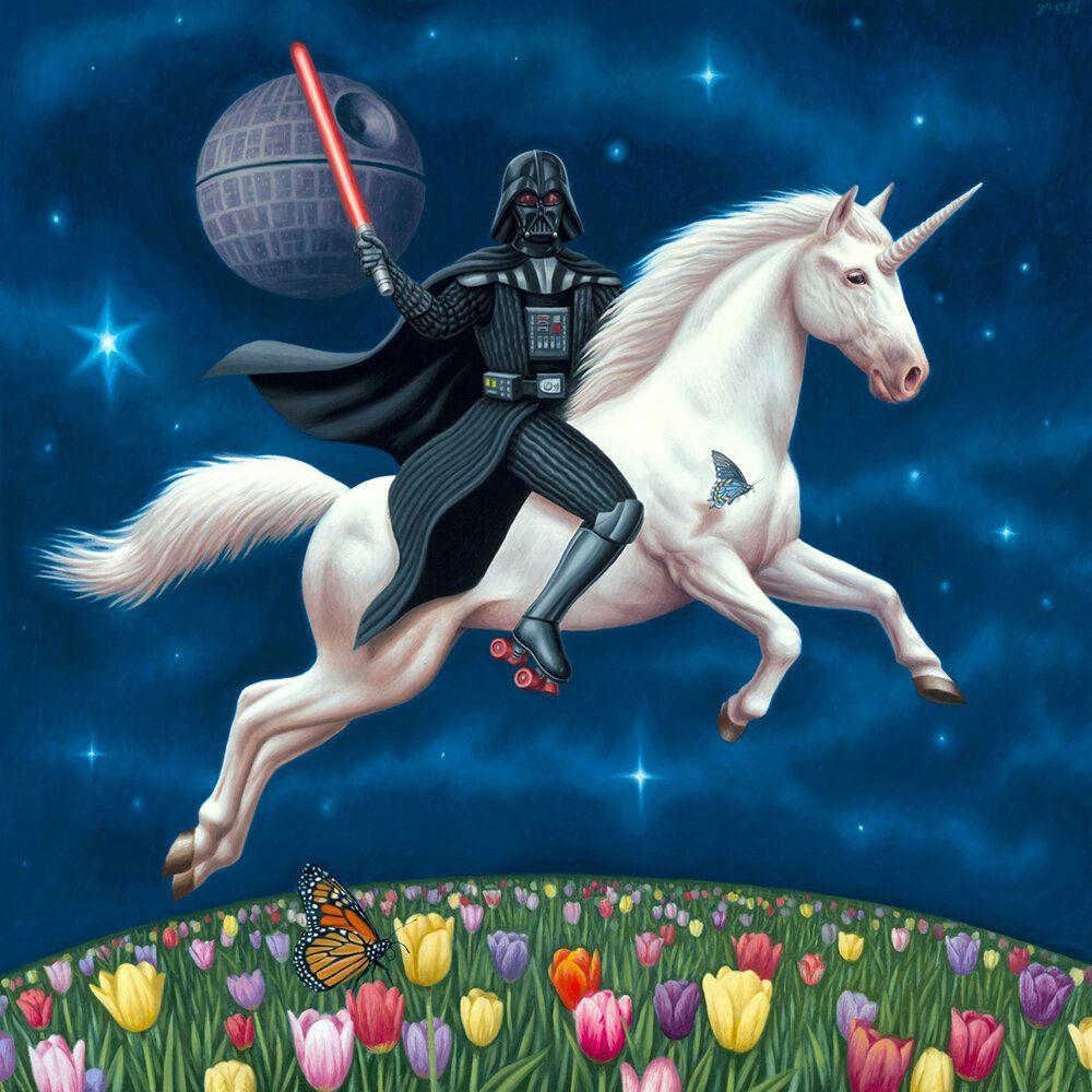 Artwork - DV Unicorn (Canvas Print)