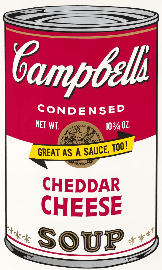 Artwork - Campbell's Soup Cans II Cheddar Cheese (FS II.63)
