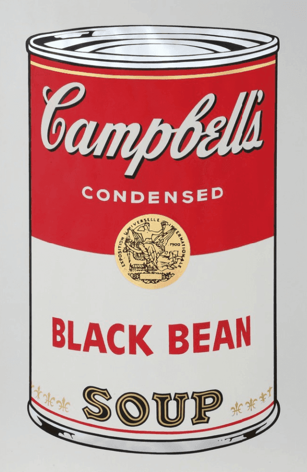 Artwork - Campbell’s Soup Cans I Black Bean (FS II.44)