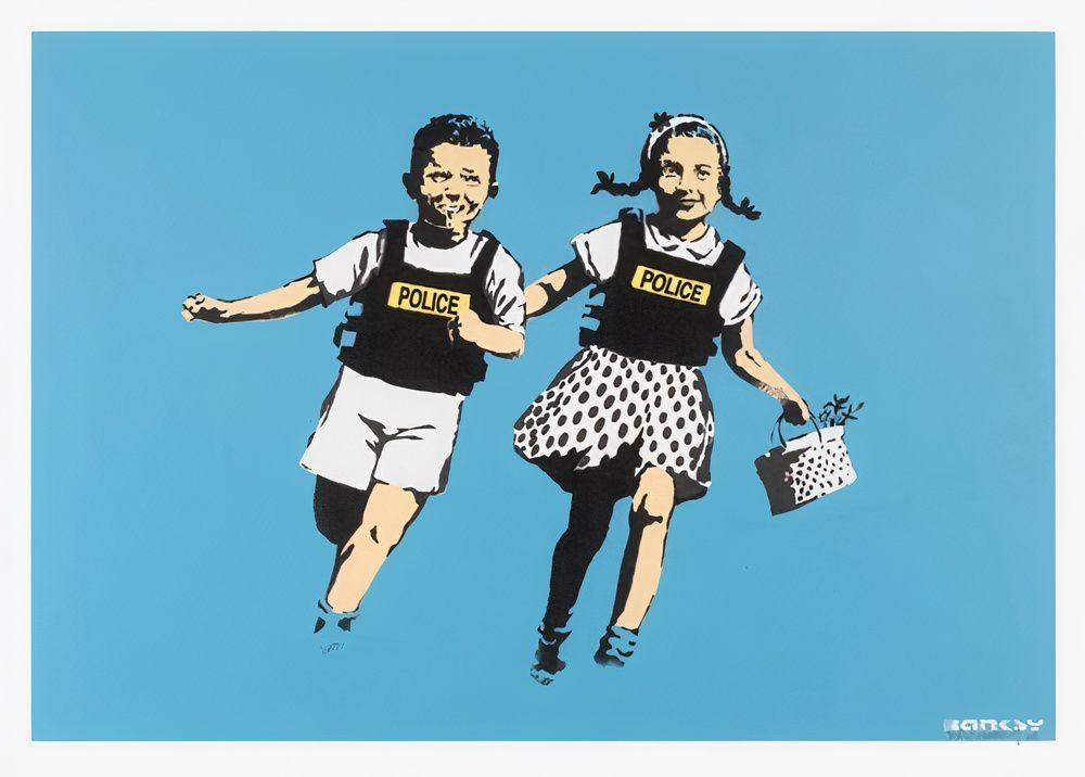 Artwork - Jack & Jill (Police Kids) (Signed)