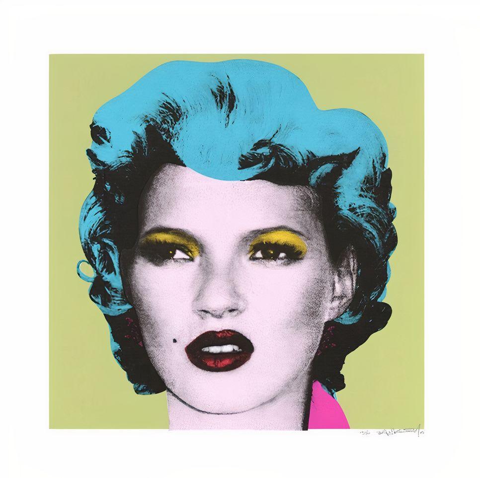 Artwork - Kate (Green, Turquoise, Blue)